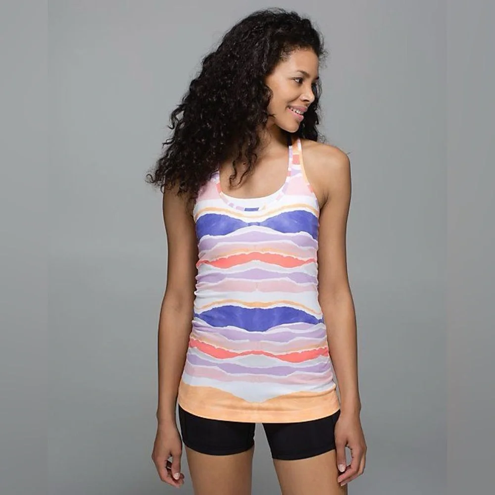 Lululemon Beach Stripe Racerback - Picture 1 of 7